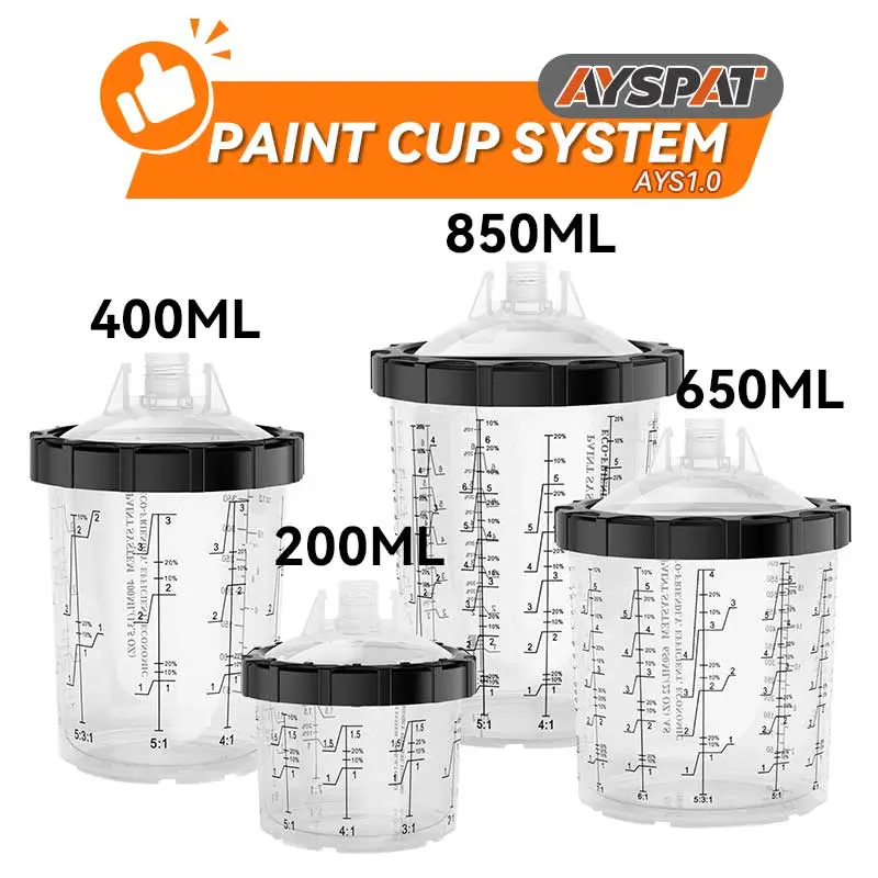 ​Master Your Painting Workflow: Kumpletong Operating Guide para sa AYSPAT Disposable Spray Gun Cup 1.1